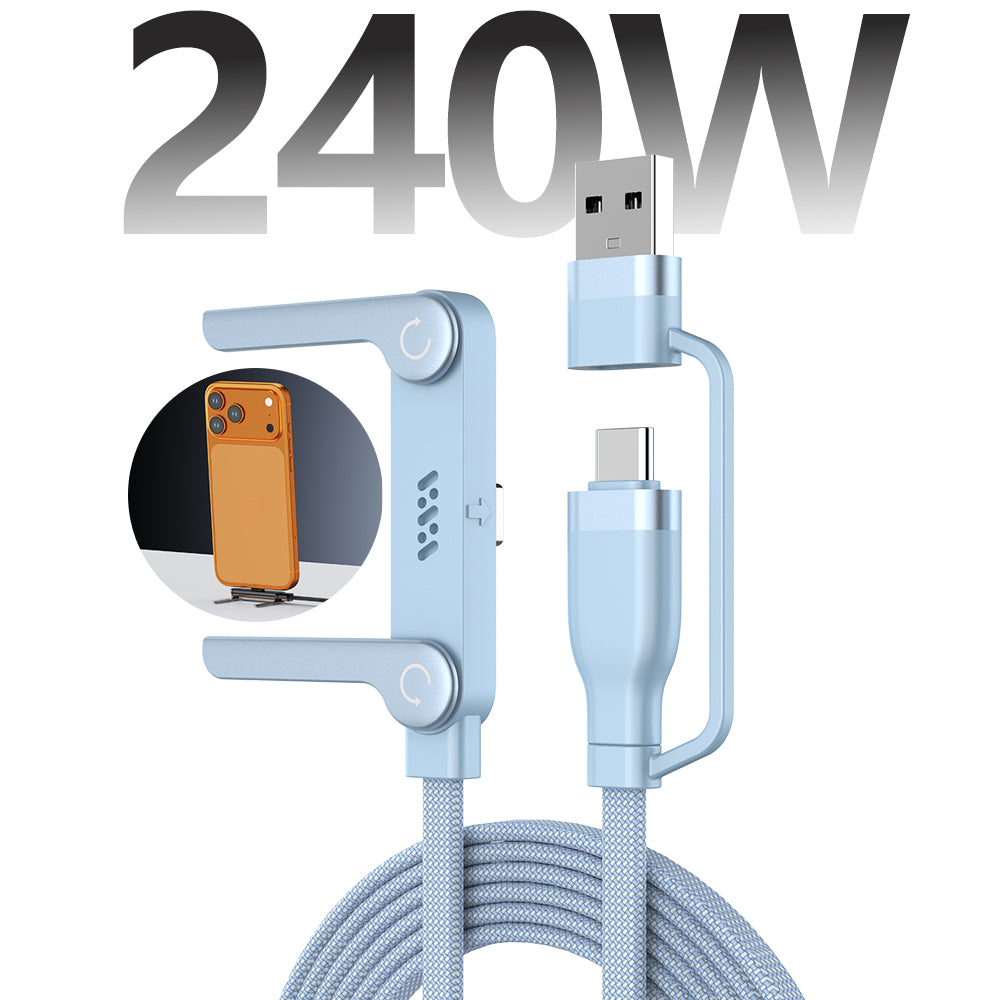 2 In 1 Invisible Holder Charger Cable