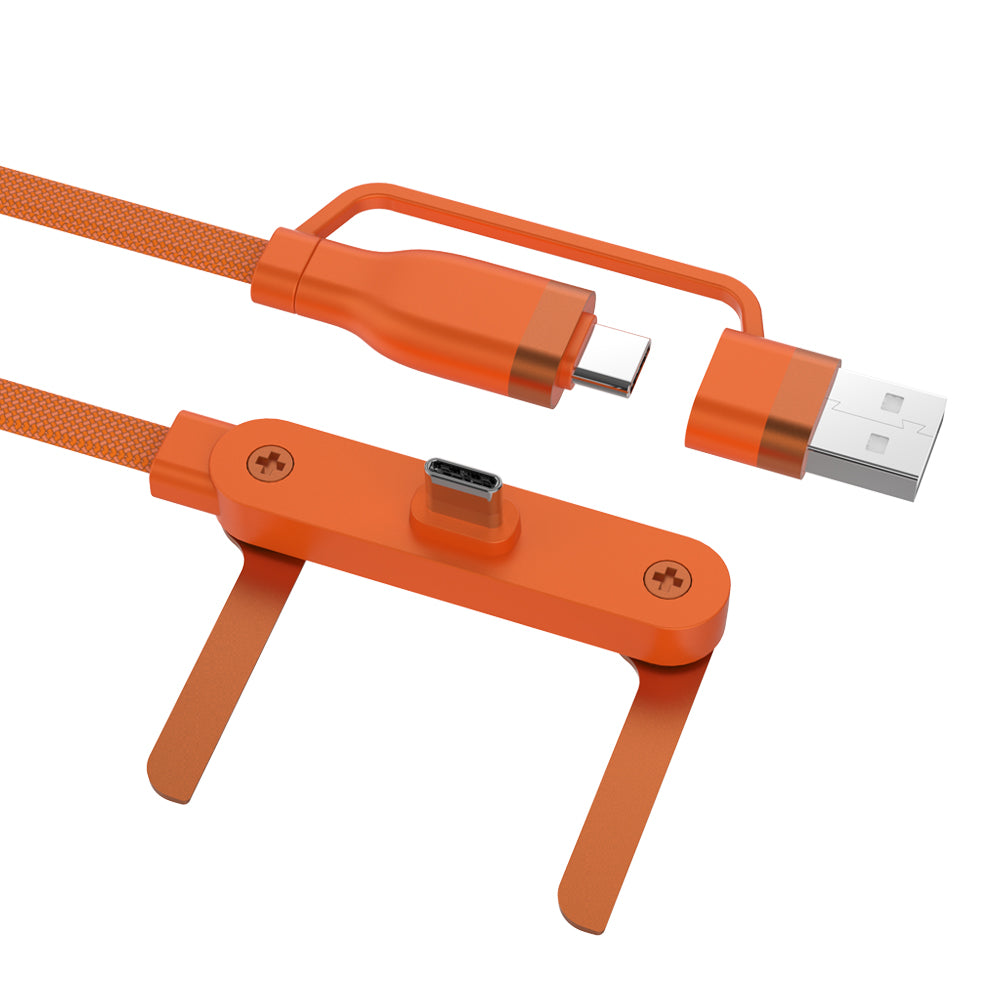 Invisible Stand Cable USB C/A to USB C 6FT