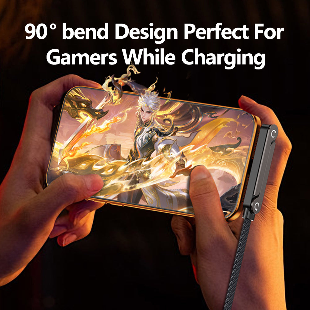 6FT USB C/A to Type C Stand Data Cable